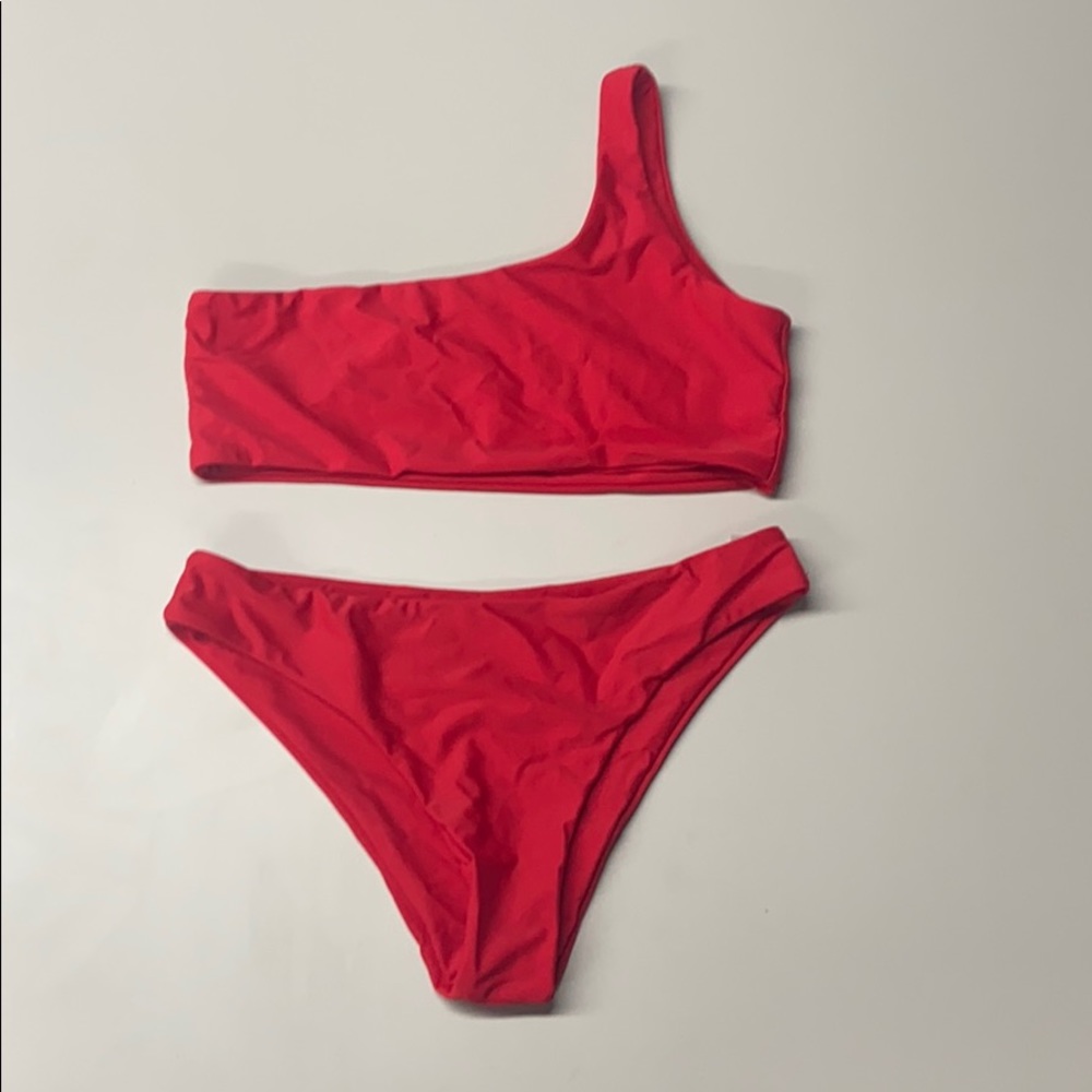 Zaful one shoulder bikini